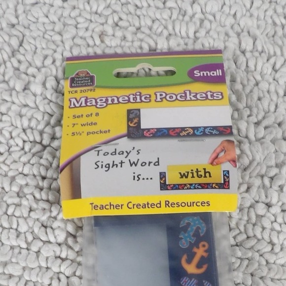 Teacher Created Resources Anchors Magnetic Pocket Small - Picture 3 of 3